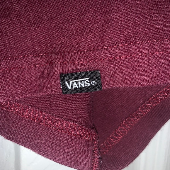 marooon vans tee - Picture 2 of 2